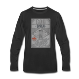 Men's "God Given Hustle" Graphic Long Sleeve T-Shirt - HossCoApparel