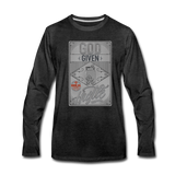 Men's "God Given Hustle" Graphic Long Sleeve T-Shirt - HossCoApparel