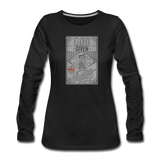 Women's "God Given Hustle" Graphic Long Sleeve T-Shirt - HossCoApparel