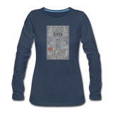 Women's "God Given Hustle" Graphic Long Sleeve T-Shirt - HossCoApparel