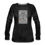 Women's "God Given Hustle" Graphic Long Sleeve T-Shirt - HossCoApparel