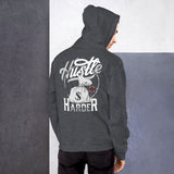 Men's "Hustle Harder" Hoodie - HossCoApparel